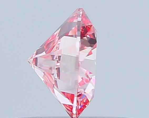 round 0.63 ct international gemological institute certified fancy vivid pink diamond β finora jewelry