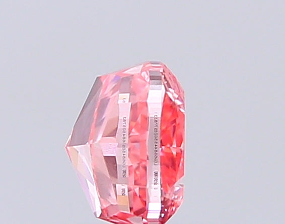 cushion 1.00 ct international gemological institute certified fancy vivid pink diamond