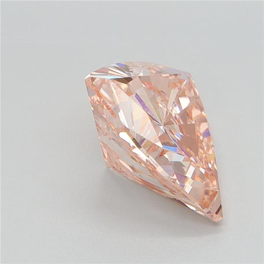 trillion 2.11 ct international gemological institute certified fancy intense pink diamond