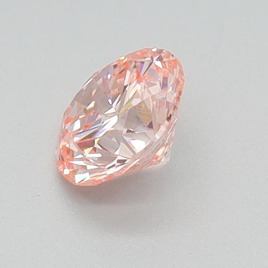 round 0.39 ct international gemological institute certified fancy intense pink diamond β finora jewelry