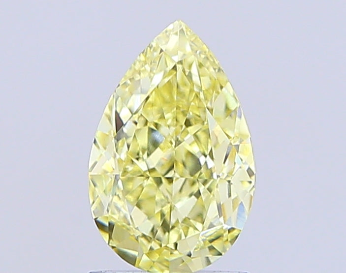 pear cut 1.59 ct igi certified fancy intense yellow diamond – finora jewelry