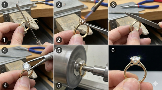 How to Make a Solitaire Moissanite Engagement Ring