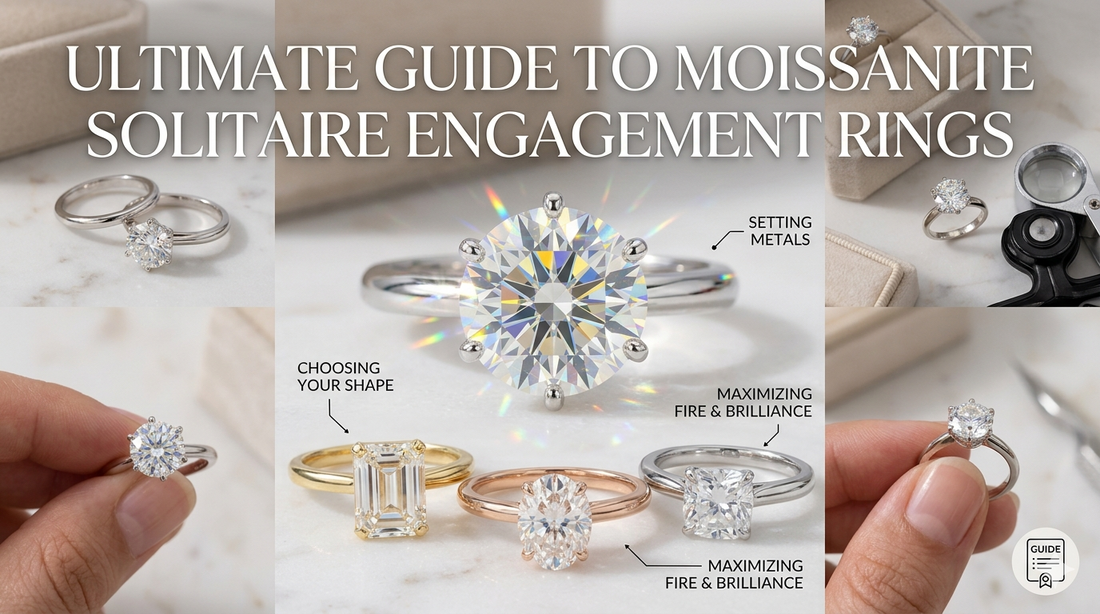 Ultimate Guide to Moissanite Solitaire Engagement Rings