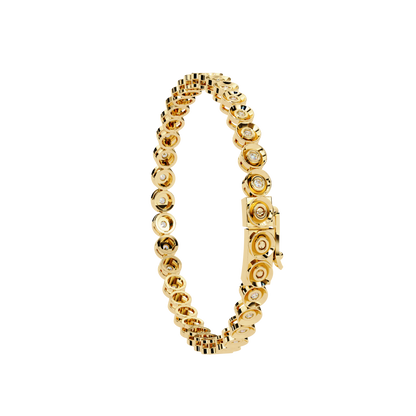 Aura Bezel-Set Diamond Bracelet – Finora Jewelry