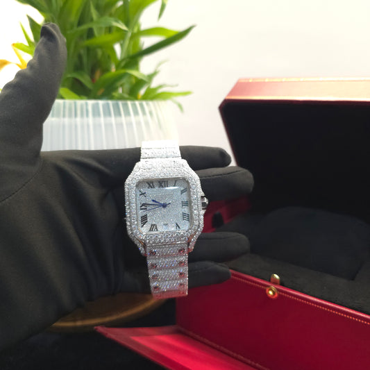 Men's VVS Moissanite Watch 