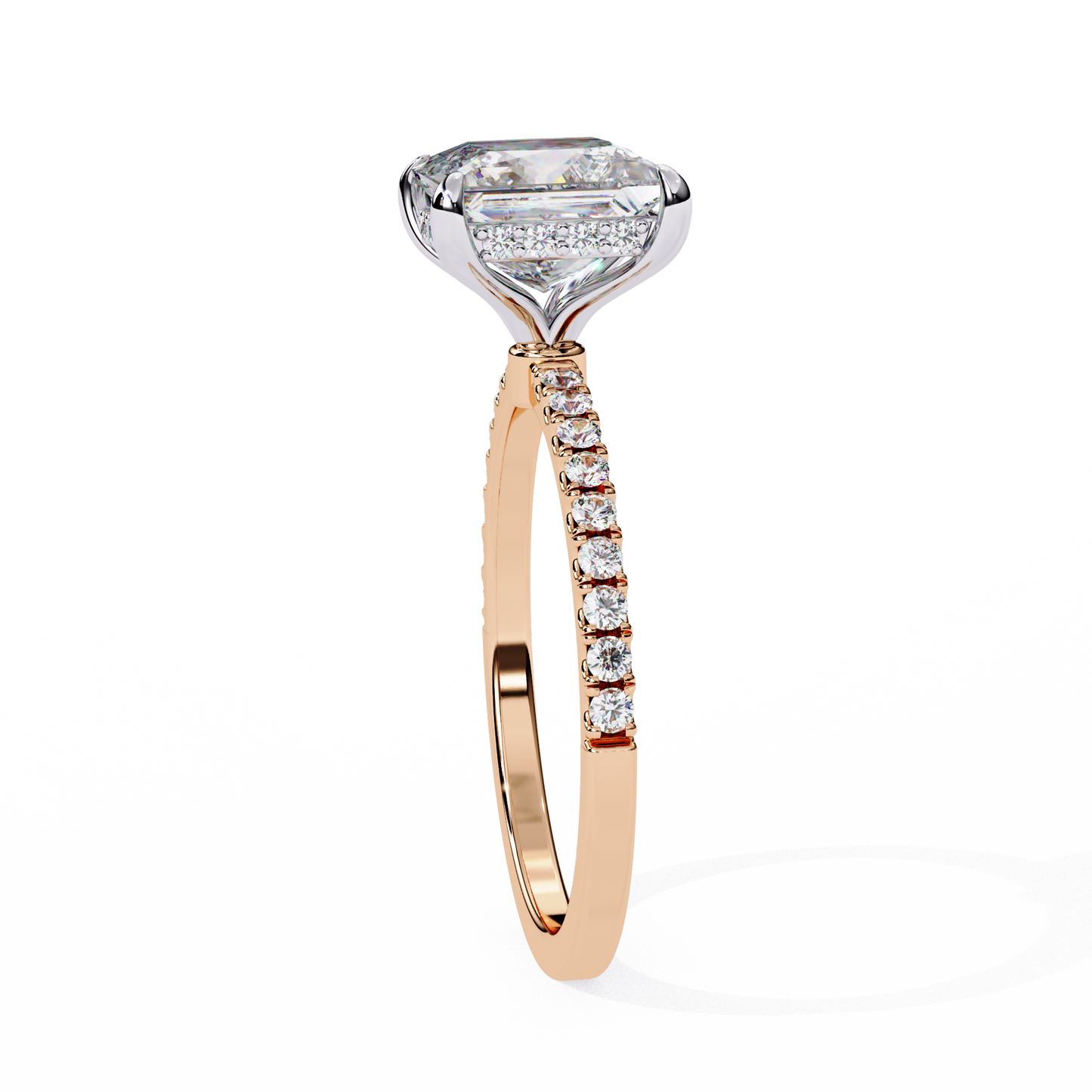 radiant princess cut solitaire engagement ring – elegant classic gift for her – perfect for birthday, proposal, or anniversary – custom 925 silver / 10k / 14k gold / platinum – finora signature