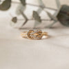 Love Knot Diamond Ring – Infinity Knot Engagement Band (10K-18K Gold, Sterling Silver)