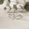 Radiant Princess Cut Solitaire Engagement Ring – Elegant Classic Gift for Her – Perfect for Birthday, Proposal, or Anniversary – Custom 925 Silver / 10K / 14K Gold / Platinum – Finora Signature