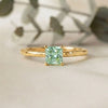 Vintage Sapphire Engagement Ring – Elegant Teal Stone Ring –  Timeless Wedding Jewelry