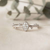 Dainty Branch Stacking Ring – Minimalist Diamond Twig Band  – Delicate Nature Inspired Jewelry