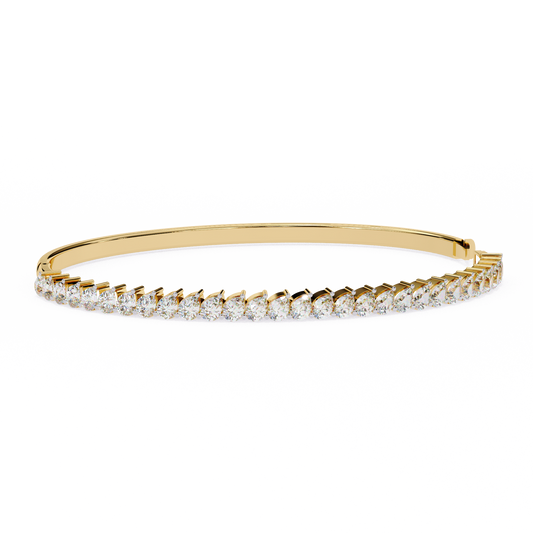 Aria Baguette Diamond Cuff Bracelet – Finora Jewelry