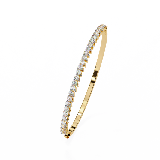 Aria Baguette Diamond Cuff Bracelet – Finora Jewelry