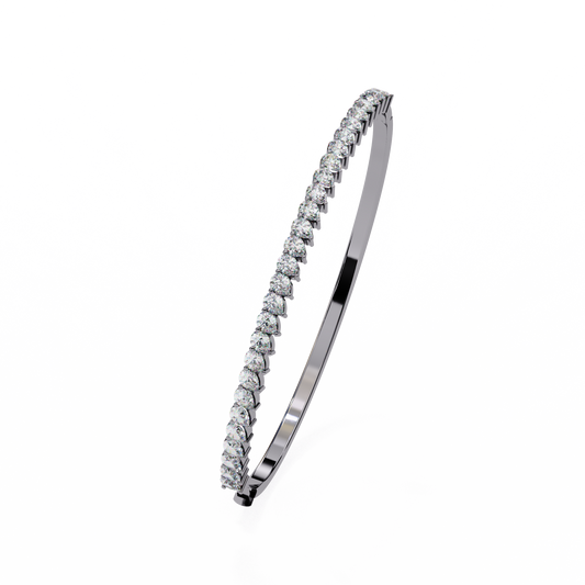 Aria Baguette Diamond Cuff Bracelet – Finora Jewelry