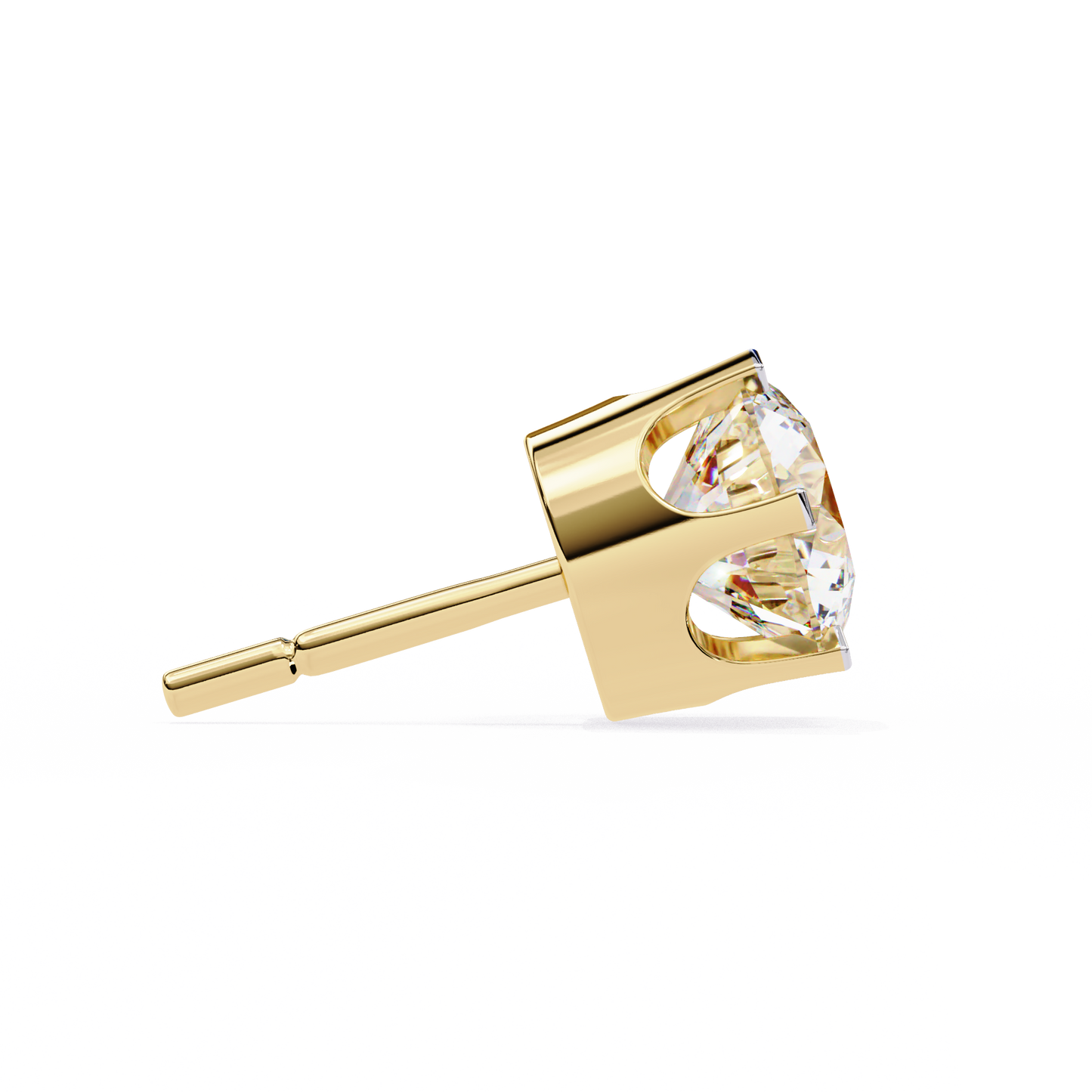 finora jewelry classic halo moissanite stud earrings | timeless elegance