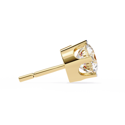 Finora Jewelry Classic Halo Moissanite Stud Earrings | Timeless Elegance