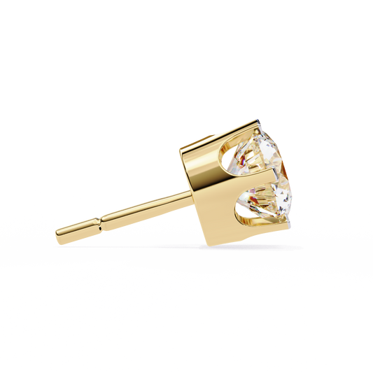 Finora Jewelry Classic Halo Moissanite Stud Earrings | Timeless Elegance
