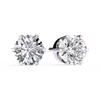 Finora Jewelry Classic Halo Moissanite Stud Earrings | Timeless Elegance