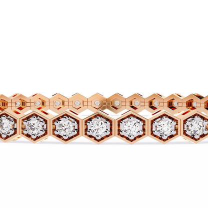 HexaGlow Diamond Tennis Bracelet – Finora Jewelry