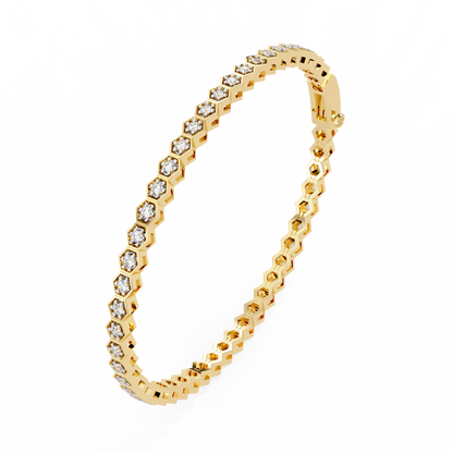 HexaGlow Diamond Tennis Bracelet – Finora Jewelry