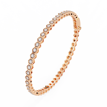 HexaGlow Diamond Tennis Bracelet – Finora Jewelry