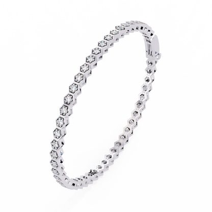 HexaGlow Diamond Tennis Bracelet – Finora Jewelry