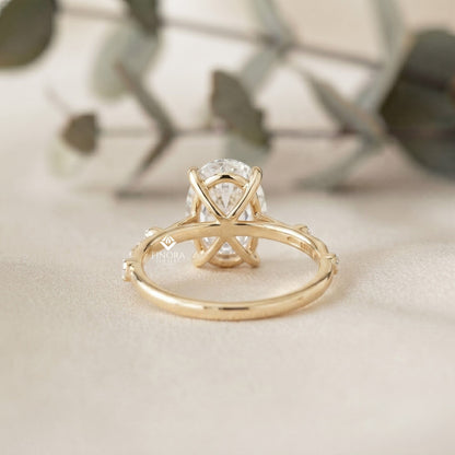 Oval Cut Diamond Ring  –  Fine Jewelry Engagement Ring