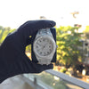 Luxury Iced-Out Diamond Watch with Arabic Numerals-Burst Down watch