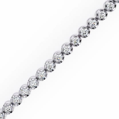 Lumière Petite Diamond Tennis Bracelet – Finora Jewelry