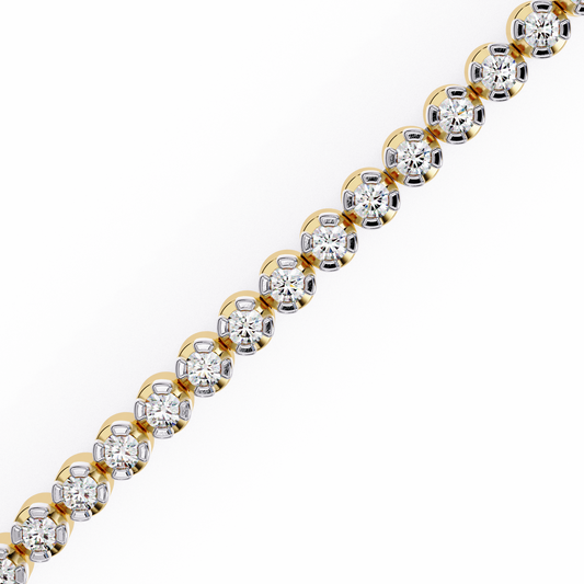 Lumière Petite Diamond Tennis Bracelet – Finora Jewelry