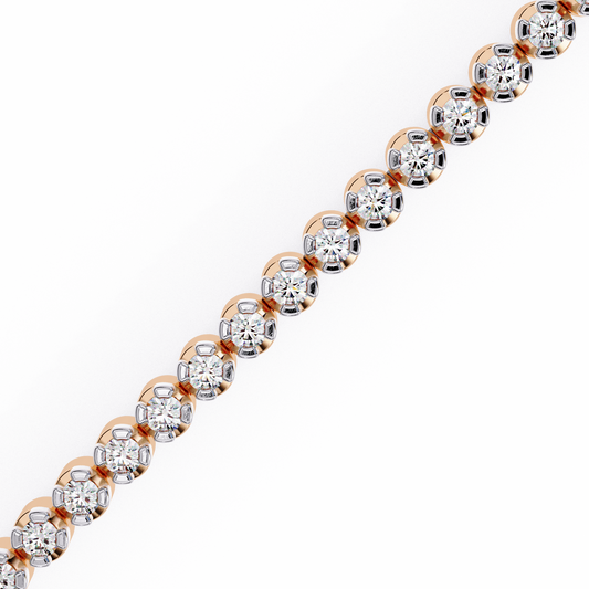 Lumière Petite Diamond Tennis Bracelet – Finora Jewelry