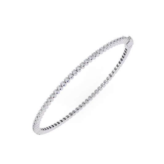 Lumière Petite Diamond Tennis Bracelet – Finora Jewelry