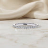 Classic Pavé Diamond Eternity Band Ring in 925 Silver, 10K/14K Gold (Rose/White/Yellow), & Platinum – Finora Jewelry