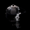 Men 41MM VVS Fully Ice Out Moissanite Watch with Rubber Belt