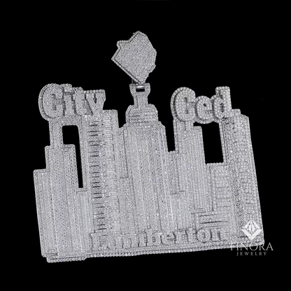 Custom "City Name" Skyline Pendant – Finora Jewelry Exclusive