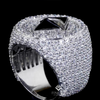 Bold Black Pyramid Diamond Ring – Finora Signature Collection