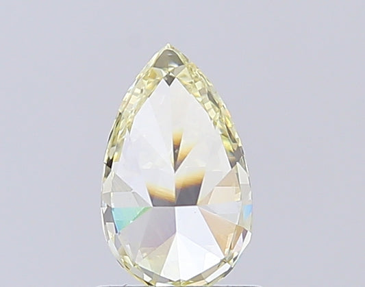 Pear Cut 1.06 Ct IGI Certified Fancy Yellow Diamond – Finora Jewelry
