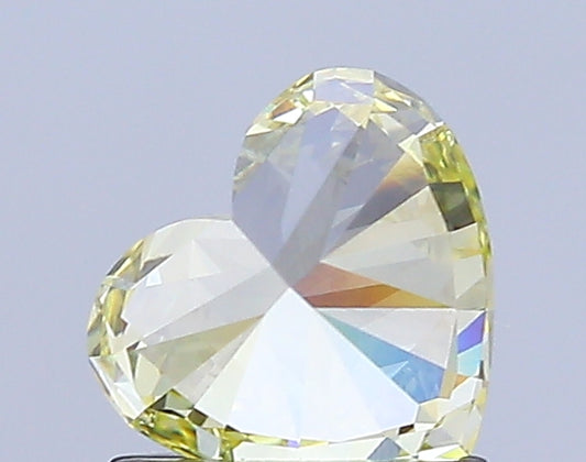Heart Cut 1.05 Ct IGI Certified Fancy Intense Yellow Diamond – Finora Jewelry