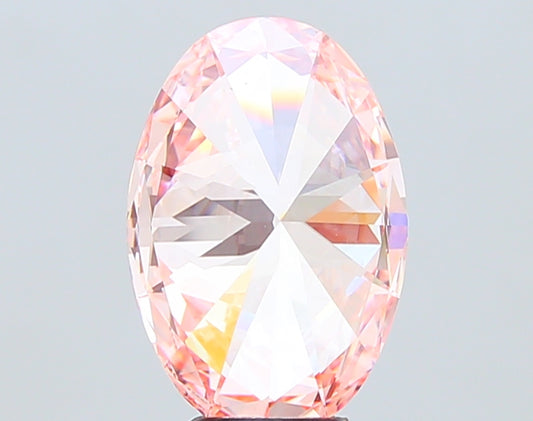 Oval Cut 6.01 Ct IGI Certified Fancy Vivid Pink Diamond – Finora Jewelry