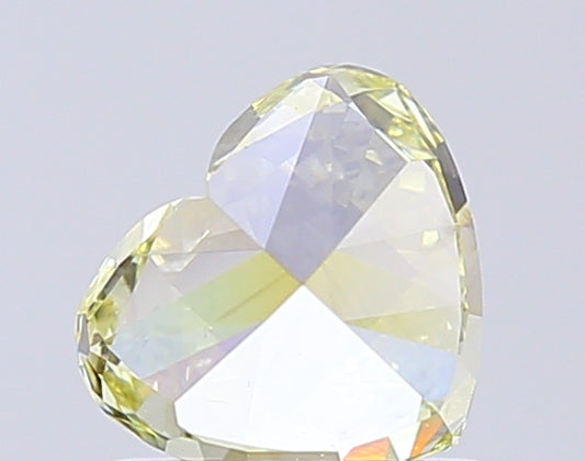 Heart Cut 1.00 Ct IGI Certified Fancy Yellow Diamond – Finora Jewelry