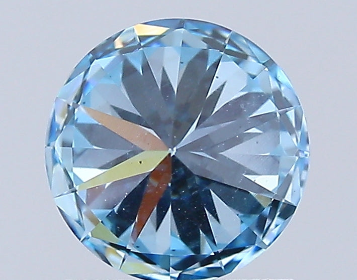 round cut diamond 1.08 ct igi certified fancy vivid blue diamond – finora jewelry