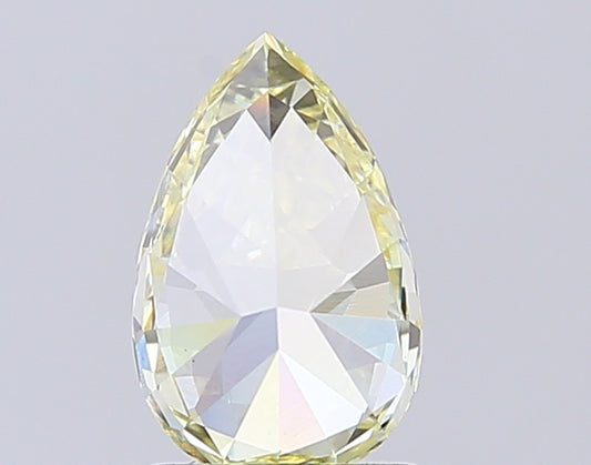 Pear Cut 1.54 Ct IGI Certified Fancy Intense Yellow Diamond – Finora Jewelry