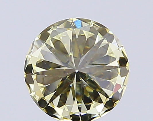 Round 1.00 Ct IGI Certified Fancy Light Yellow Diamond – Finora Jewelry