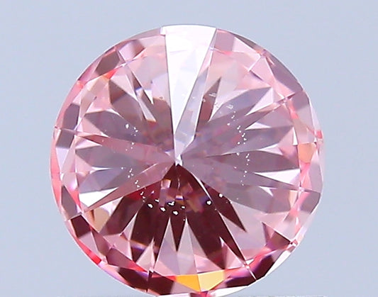 Round 0.81 Ct IGI Certified Fancy Vivid Pink Diamond – Finora Jewelry