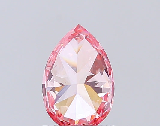 Pear Cut 1.14 Ct IGI Certified Fancy Vivid Pink Diamond – Finora Jewelry