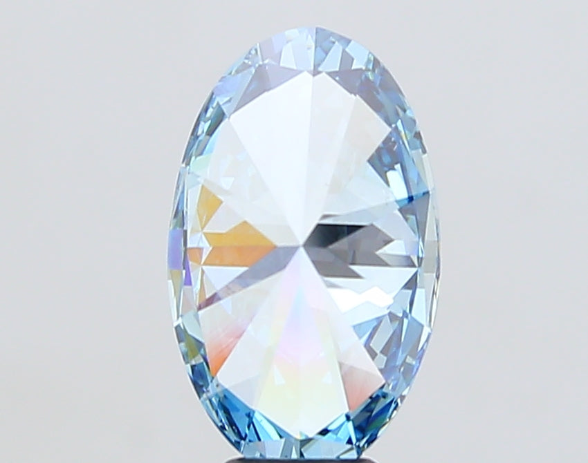 oval cut 6.01 ct igi certified fancy vivid blue diamond – finora jewelry