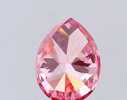 Pear Cut 1.59 Ct IGI Certified Fancy Vivid Pink Diamond – Finora Jewelry