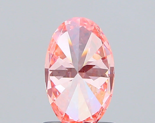 Oval Cut 1.12 Ct IGI Certified Fancy Vivid Pink Diamond – Finora Jewelry