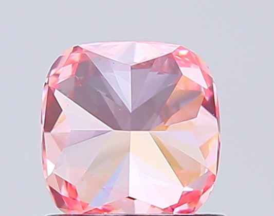 Cushion Cut 1.00 Ct IGI Certified Fancy Vivid Pink Diamond – Finora Jewelry