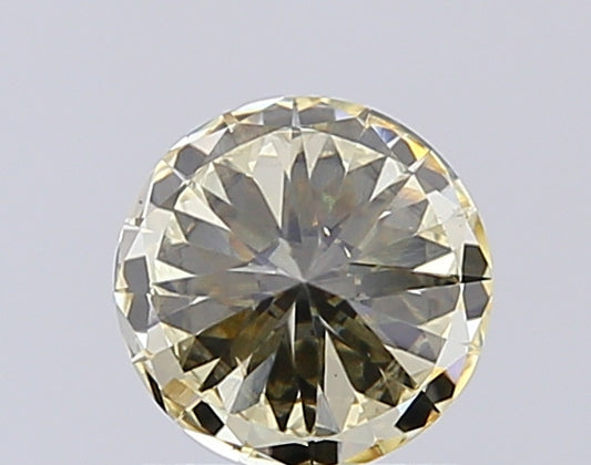 Round Cut Diamond 1.01 Ct IGI Certified Fancy Light Yellow Diamond – Finora Jewelry