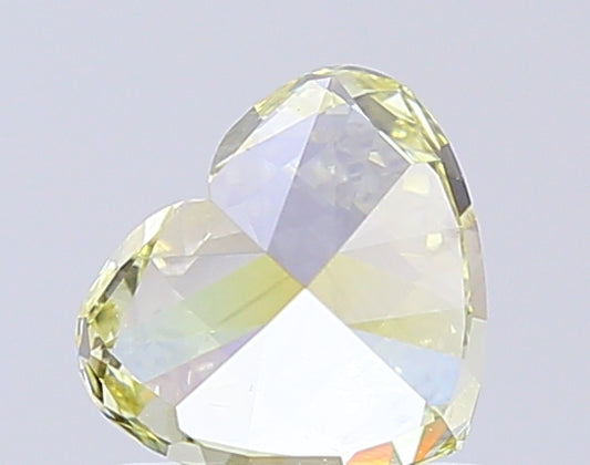 Heart Cut 1.03 Ct IGI Certified Fancy Intense Yellow Diamond – Finora Jewelry